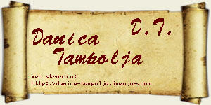 Danica Tampolja vizit kartica